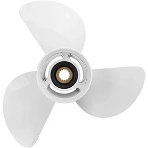 VIF Aluminum Boat Propeller for Yamaha 60HP 70HP 75HP 80HP 85HP 90HP 115HP 130HP Outboard Engines,15 Tooth, Rh