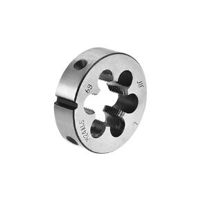 uxcell M24 X 1.5 Metric Round Die, Machine Thread Left Hand Threading Die, Alloy Tool Steel Screw Thread Cutting Die