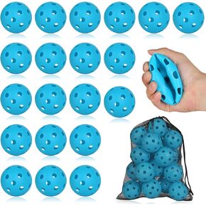 20 Pack Plastic Baseballs 9 Inch Practice Baseballs Softball, Baseballs for Hitting and Pitching Practice - Soft and Lightweight Limit Flight Balls for Training and Softball Games