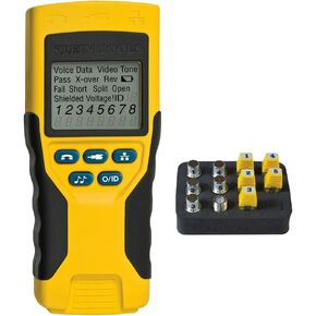 Klein Tools VDV501-823 Cable Tester, VDV Scout Pro 2 Traces and Tests Coax Cable, Network Data Cable, and Telephone Cable with Remotes