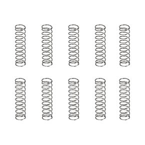0.8x10x40mm(DxODxL) Compression Spring - 30Pack - Good for Machinery - Spring Steel Extension Spring - Gray