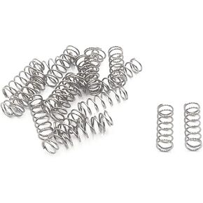 Stainless Steel Compression Springs 20 pcs (0.5 x 4 x 15mm, 20 Pack)