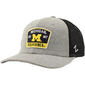 ZHATS Standard NCAA Officially Licensed Trucker Hat Carson Patch Switchback Heather, One Size