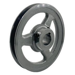 AK59-1 V Belt Pulley 1 inch Bore 5.75" OD,Mechanical Pulleys Cast Iron for A AX 3L 4L V-Belts,AK591 Pulley