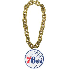 aminco Philadelphia 76ers Fan Chain, Gold