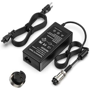 24V 1.5A Scooter Battery Charger for Razor E100 E125 E150 E200 E200S E175 PR200 ZR350 E225 E225S E300 E300S E325 E500S MX350 MX400, Fit for Pocket Mod Dirt Quad Sports Mod Dirt Bike Power Supply Cord