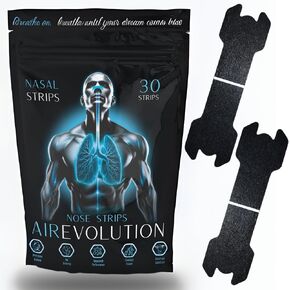 Nasal Strips for Snoring - One Big Spring Technology & Visual Positioning Aid - 60 Count Nose Strips for Breathing, Anti Snoring Devices for Better Sleep & Congestion Relief