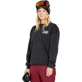 Volcom Women's Essential Crew Fleece Snowboard Winter Sweatshirt