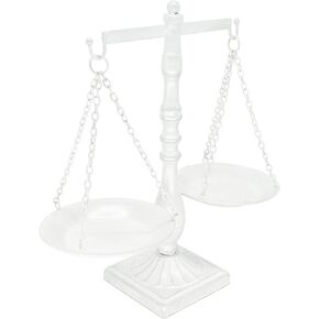 Vintage Style Metal Libra Jewelry Display Tray Cosmetic Organizer Storage, Black