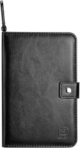 Handy Picks Golf Scorecard Holder n Yardage Book Cover in Genuine Leather - Divot Repair Tool, Ball Marker, Golf Tees, Pencil n Scorecards, Scorer Included, Gift for Golfers in Saudi Arabia