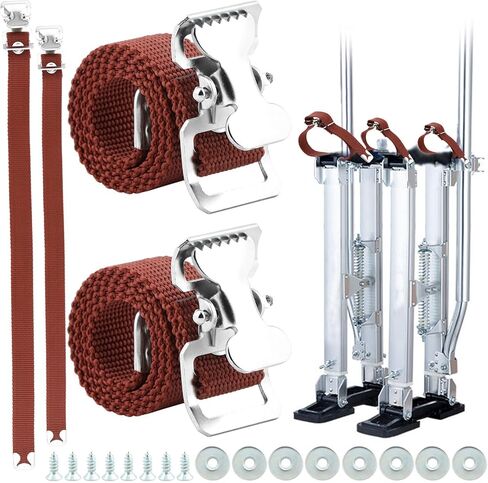 2PRS ركائز الحوائط الجافة الأشرطة، قابل للتعديل دريوال القدم الفرقة الأشرطة عدة الساق الفرقة الأشرطة، وتخفيف الضغط، والراحة النايلون الأشرطة الساق العصابات العمل لجميع أنواع ركائز دريوال in Kuwait