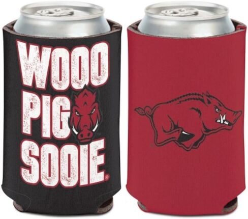 WinCraft NCAA University Arkansas Razorbacks (عبوة واحدة) 12 أونصة. مبرد علب على الوجهين in Saudi Arabia