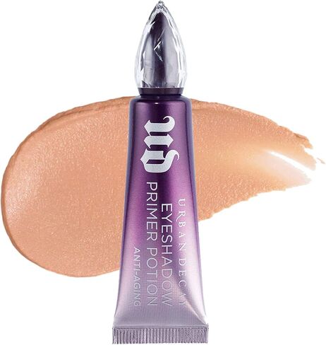 Urban Decay Anti-Aging Eyeshadow Primer Potion, Nude Eye Primer, Improves Look of Fine Lines & Texture, Smooths & Preps Eyelid Base for Vibrant Color, Crease-free Eye Makeup Looks, Vegan in Saudi Arabia
