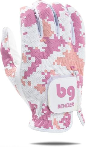 BG Bender Golf Glove | Wear On Left | (Gray Digital, Mens Small) in Kuwait