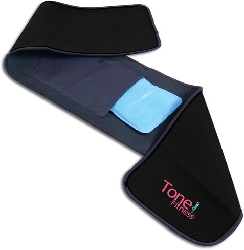 Tone Fitness - جهاز تنحيف الخصر باللون الأسود مع عبوة جل in Kuwait