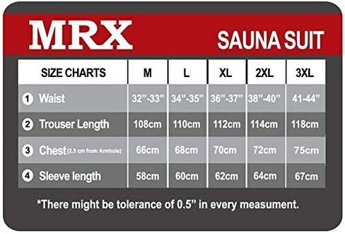 MRX Heavy Duty Sweat Suit for Men & Women Workout Training & Exercise Waterproof Sauna Suit Weight Loss Track Suits Sets in Kuwait
