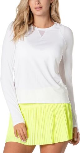 Lucky In Love Women's High Low Breezy Long Sleeve Shirt. in Kuwait