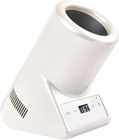 مبرد نبيذ كهربائي محمول 110 فولت/12 فولت من خط الاستواء لزجاجات النبيذ الأحمر والأبيض والشمبانيا والمياه، مبرد زجاجة واحدة 750 مل، جسم مقاوم للصدأ، قابل لإعادة الشحن، بارد 24 ساعة، مثالي للحفلات والهدايا (أبيض) in Kuwait