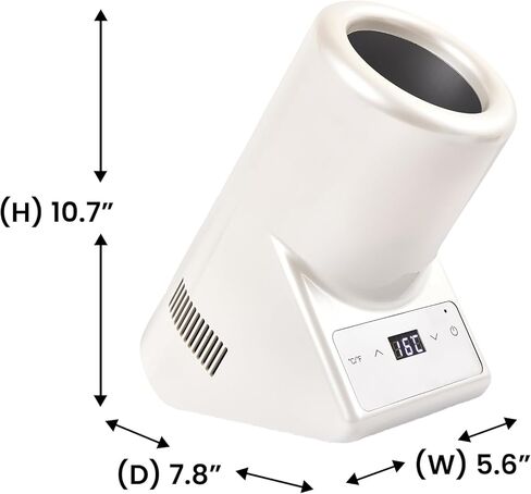 مبرد نبيذ كهربائي محمول 110 فولت/12 فولت من خط الاستواء لزجاجات النبيذ الأحمر والأبيض والشمبانيا والمياه، مبرد زجاجة واحدة 750 مل، جسم مقاوم للصدأ، قابل لإعادة الشحن، بارد 24 ساعة، مثالي للحفلات والهدايا (أبيض) in Kuwait