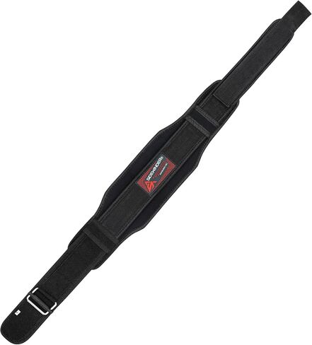 SideWinder Weight Lifting Belt for Serious Crossfit, Powerlifting Gym Training Fitness Workout Deadlifts Double Padded Back Support in Saudi Arabia