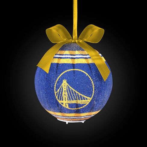 FOCO NBA Unisex-Adult NBA Team Logo LED Shatterproof Holiday Tree Ball Ornament in Saudi Arabia