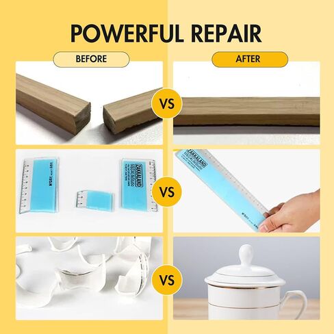 Plastic Epoxy Glue, Ceramic Repair Glue, 2 Part Epoxy Resin, Liquid Metal Welding Glue, Super Glue for Plastic, Metal to Plastic, Leather Wood Filler Clear 1.76 oz in Kuwait