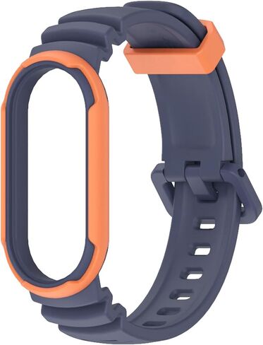 Silicone Rubber Strap for Xiaomi Mi Band 7/6/5 (ArmyGreen) in Saudi Arabia