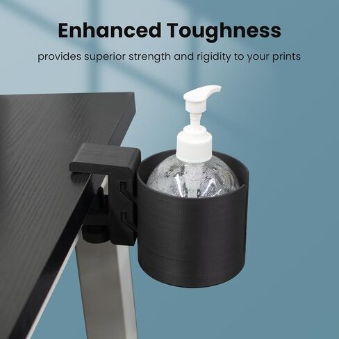 PLA-CF Filament 1.75mm Black 1KG Carbon Fiber Infused Enhanced Toughness Neatly Wound +/-0.02mm 3D Printer Filament Vacuum Packaging in Saudi Arabia