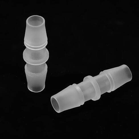 12Pcs Plastic Hose Barb Fitting 3/8" x 3/8" Barbed Splicer Mender Equal Barbed Hose Pipe Fitting Connector Adapter Union Splice Joint in Saudi Arabia