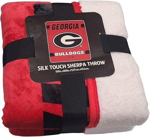 بطانية Northwest NCAA Legion Silk Touch Sherpa، مقاس 50 بوصة × 60 بوصة (ألاباما قرمزي تايد) in Saudi Arabia