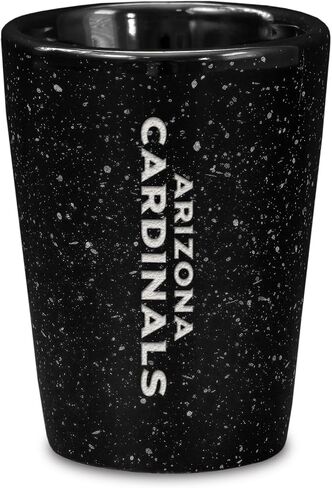 ريكو إندستريز NFL Football Primary أو Wordmark Logo 2oz زجاج سيراميكي للجماهير، محفور بالليزر في زجاج طلقة واحد بلون الفريق in Saudi Arabia