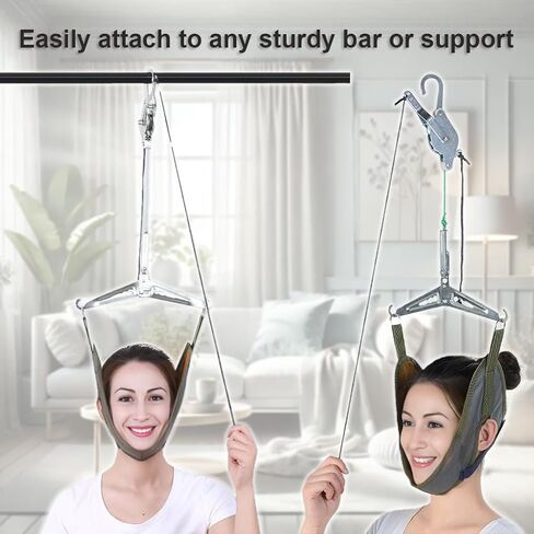 Premium Adjustable Cervical Neck Traction Device for Pain Relief – Comfortable Neck Stretcher for Home and Outdoor Use, Spine Decompression Made Easy in Saudi Arabia