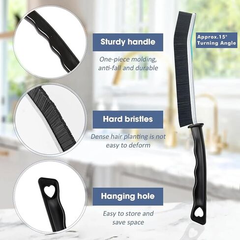 Crevice Cleaning Brush, 2024 New Multifunctional Gap Cleaning Brush Tool, Thin Scrub Brush, Grout Cleaner Brush Hard Bristle Crevice Cleaning Brush (4pcs) in Saudi Arabia