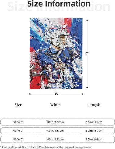 بطانية رمي الفانيلا للأريكة والأريكة والسرير وديكور المنزل هدية لمحبي كرة القدم الرياضية (Mahomes، 40x50 بوصة) in Saudi Arabia