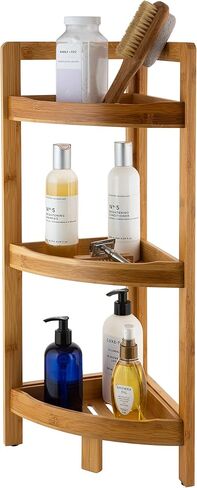 3-tier Corner Bathroom Shelf (9.05 X 9.05 X 24.4") in Saudi Arabia
