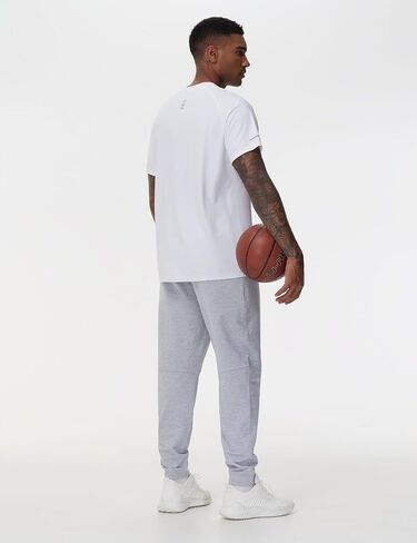 THE GYM PEOPLE Men's Drawstring Workout Joggers Pants Lightweight Tapered Running Lounge Sweatpants with Pockets in Kuwait