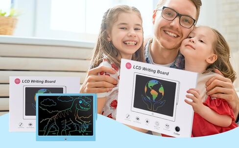 EooCoo سبورة إلكترونية مقاس 10 * 13 بوصة، ألعاب سفر للأطفال الصغار سبورة قابلة للمسح، دفتر ملاحظات قابل لإعادة الاستخدام، لوحة إعلانات، لوحة كتابة رسائل LCD مع قلم للمنزل والدراسة الجامعية والمكتب in Saudi Arabia
