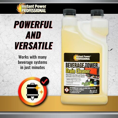 Instant Power Professional Beverage Tower Drain Cleaner, Keg Line Cleaner Solution in Saudi Arabia