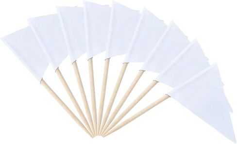 100 Pcs Solid Purple Toothpick Flags Small Mini Plain Purple Color Triangle Stick Cupcake Toppers Flags DIY Decoration in Saudi Arabia