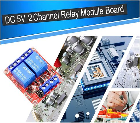 6 حزمة 5 فولت لوحة التتابع 2 قناة وحدة التتابع 5 فولت وحدة التتابع مع Optocoupler دعم عالية/منخفضة المستوى الزناد لمرحل اردوينو in Kuwait