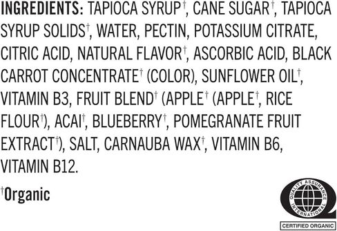 PROBAR - Bolt Organic Energy Chews, Raspberry, Non-GMO, Gluten-Free, USDA Certified Organic, Healthy, Natural Energy, Fast Fuel Gummies with Vitamins B & C (12 Count in Saudi Arabia