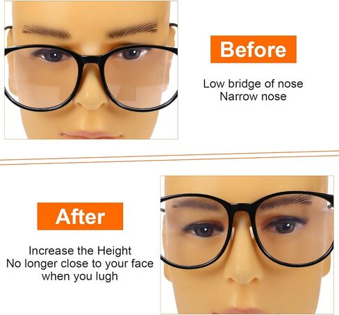 60 Pairs of Eye Glasses Nose Pads Non Slip, 1.5mm Soft Comfort Foam Nose Cushion, Keep Glasses from Sliding, Self Adhesive Anti Slip Glasses Nose Pads Cushion for Glasses Eyeglasses Sunglasses(Skin) in Saudi Arabia