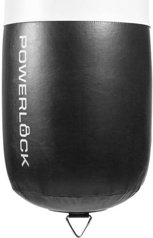 Everlast Powerlock 80 Pound Heavy Bag with Chain Style Hanging System, Double Reinforced D Ring and Nylon Strap for Boxing and Fitness Workouts, White in Saudi Arabia