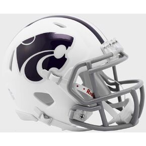 Kansas State Wildcats Alternate White Revolution Speed Mini Football Helmet