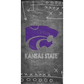 Fan Creations NCAA Kansas State Wildcats Unisex Kansas State Chalk Playbook Sign, Team Color, 6 x 12, (C1035-Kansas State)