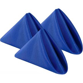 Bailarina Cloth Napkins Set of 40,17x17 inches Dinner Napkins Cloth Washable,Polyester Square Table Cloth Napkin Bulk with Hemmed Edges Ideal for Banquets, Parties and Weddings-Ivory