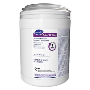 Diversey Oxivir Tb 101105152 One Step Disinfectant Cleaning Wipes, Accelerated Hydrogen Peroxide, Standard Sheets, 160-Wipes, 1-Canister