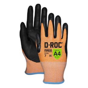MAGID D-ROC ANSI A4 TriTek Coated Cut-Resistant Work Gloves, 1 Pairs, Size 11/2XL (DXG48)