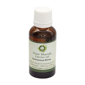 Marula Oil | Sclerocarya Birrea | For Hair | For Face | For Body | Hair Oil | Pure Marula Oil | 100% Pure Natural | Cold Pressed Marula Oil | 100ml | 3.38oz By R V Essential