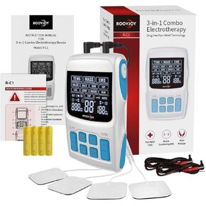 Tens Unit EMS Muscle Stimulator Massager for Pain Relief Electrodes Therapy Tens Machine